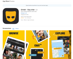 grindr app rating by app store